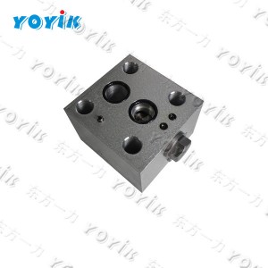 Steam turbine oil control manifold block 0508.919T0301.AW001