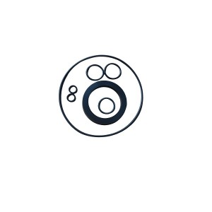 Dome valve insert-type inflatable rubber seal ring P5524C-01